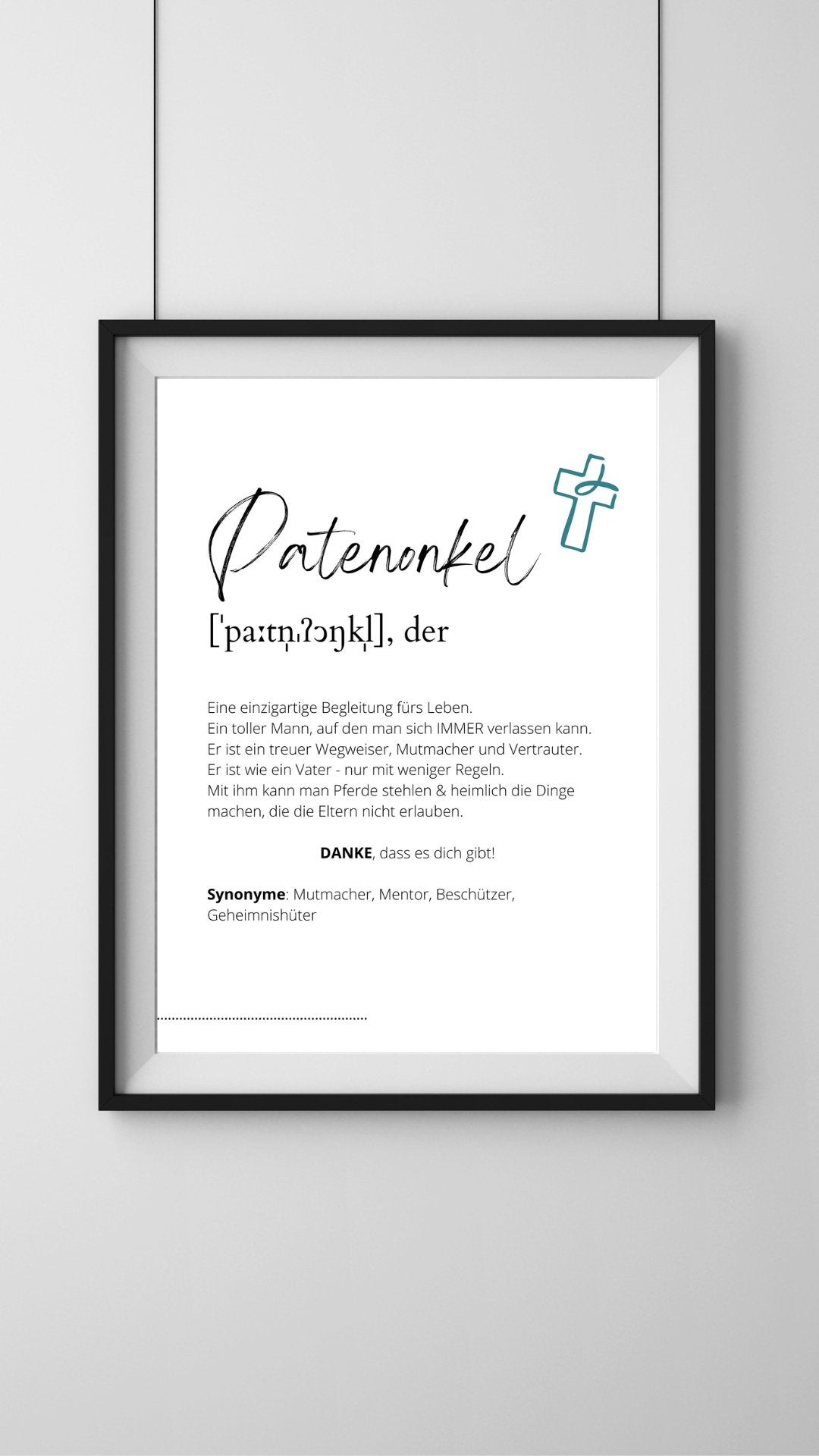 Poster "PATENONKEL" - Primaskitchen