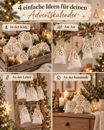 Adventskalender Säckchen