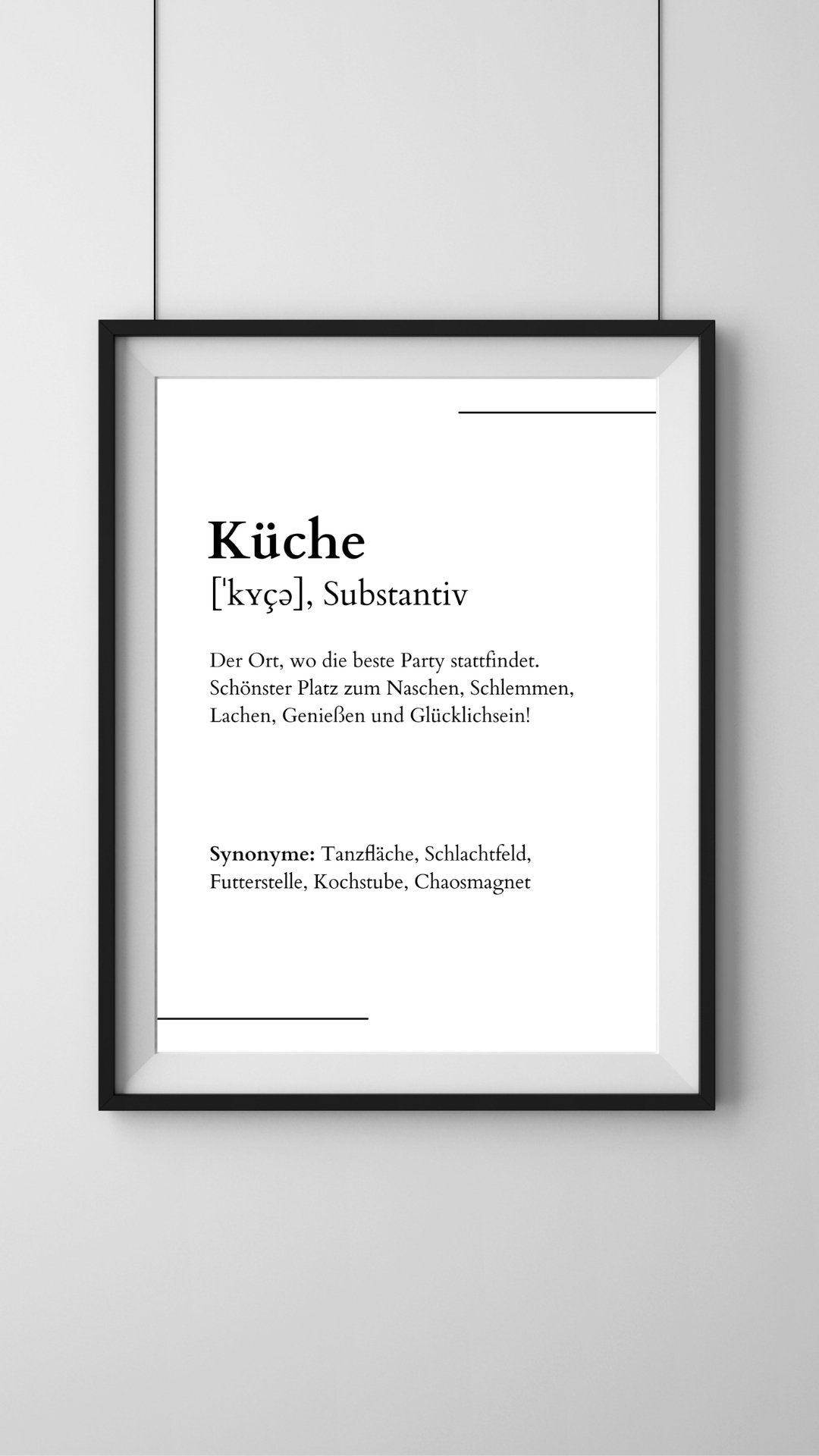 Poster "Küche" - Primaskitchen