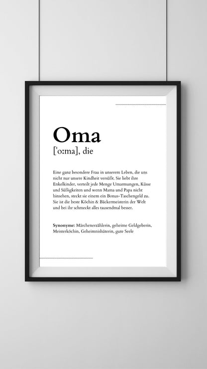 Poster "Oma" - Primaskitchen