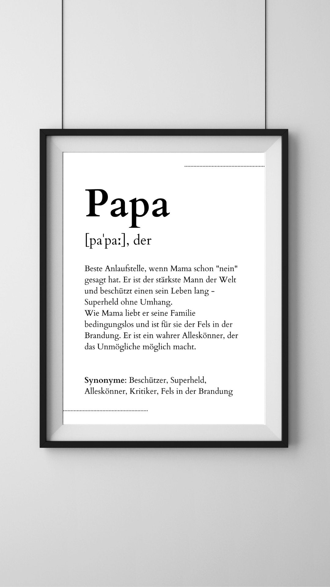 Poster "PAPA" - Primaskitchen