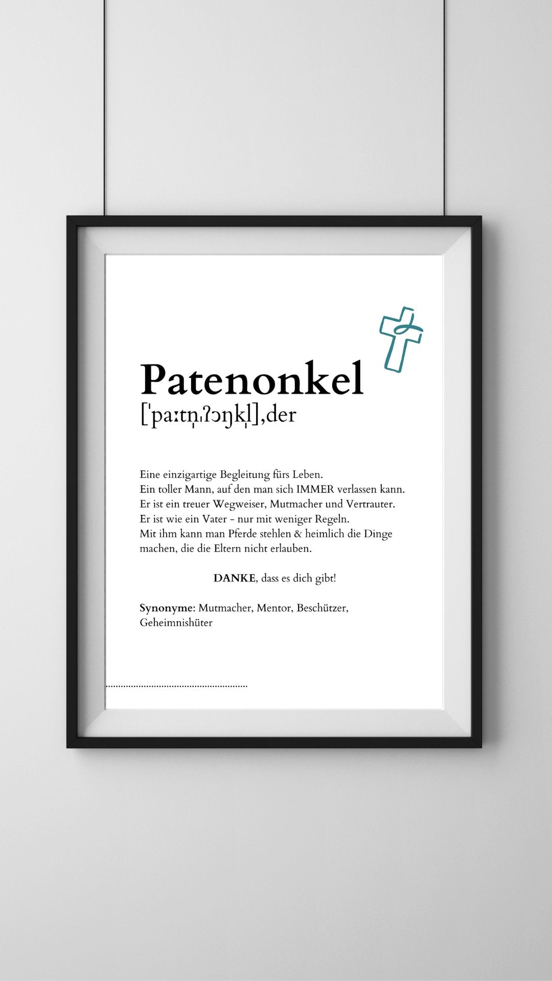 Poster "PATENONKEL" - Primaskitchen